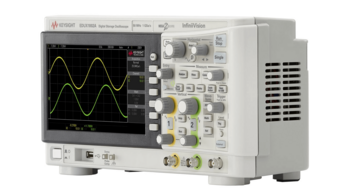 EDUX1002A Oscilloscope- 50 MHz, 2 Analog Channels – Sideview
