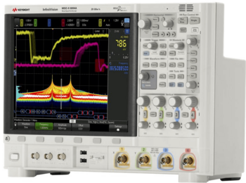 MSOX6004A Mixed Signal Oscilloscope- 1 GHz – 6 GHz, 4 Analog Plus 16 Digital Channels – Sideview