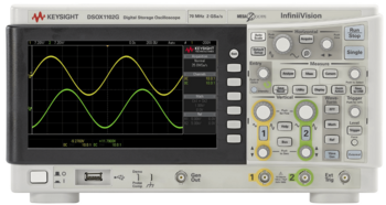 DSOX1102G Oscilloscope- 70-100 MHz, 2 Analog Channels