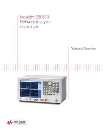 Used Keysight E5061B ENA Vector Network Analyzer 5 Hz to 3 GHz