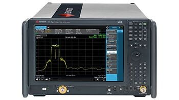 A Keysight N9041B UXA real-time signal analyzer