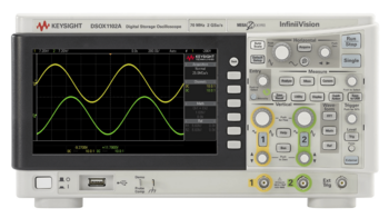 DSOX1102A Oscilloscope- 70-100 MHz, 2 Analog Channels