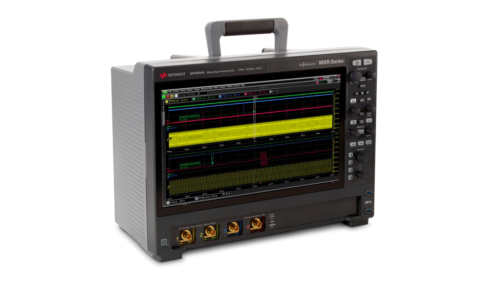 Keysight MXR604A Infiniium MXR-Series Real-Time Oscilloscope / 6 GHz / 16 GSa/s / 4 Channels