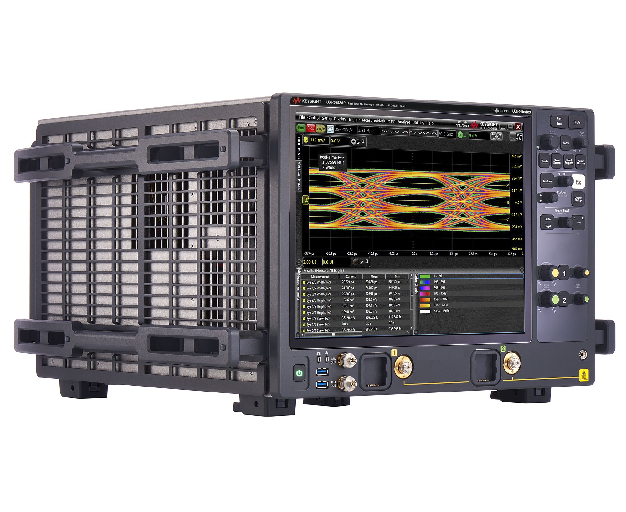Keysight UXR0592AP Infiniium UXR Real-Time Oscilloscope / 59 GHz / 1mm / 256 GSa/s / 2 Channel