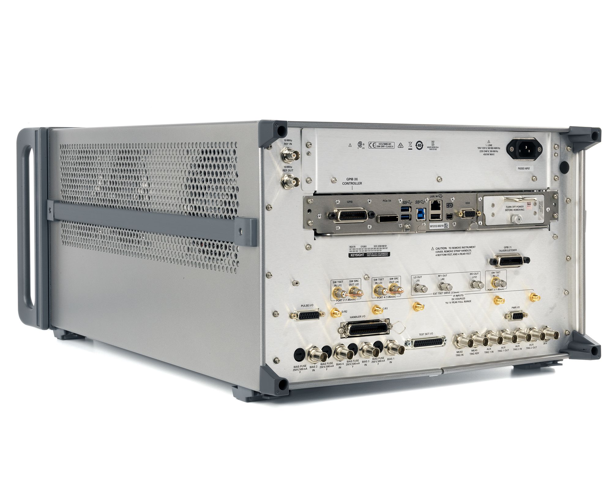 Keysight N5225B-419 10 MHz to 50 GHz / 4-ports / Configurable Test Set / Source and Receiver Attenuators / Bias Tees / Second Source