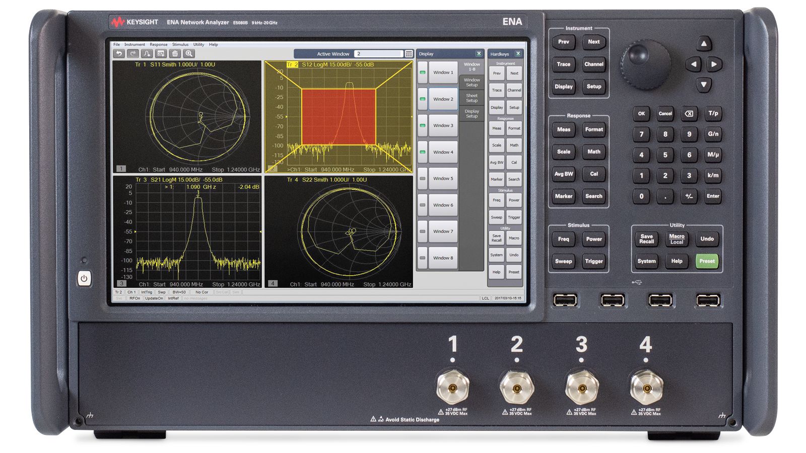 Keysight E5080B-4P2 4-port Test Set / 100 kHz to 53 GHz / Second Source / 1.85 mm (m)