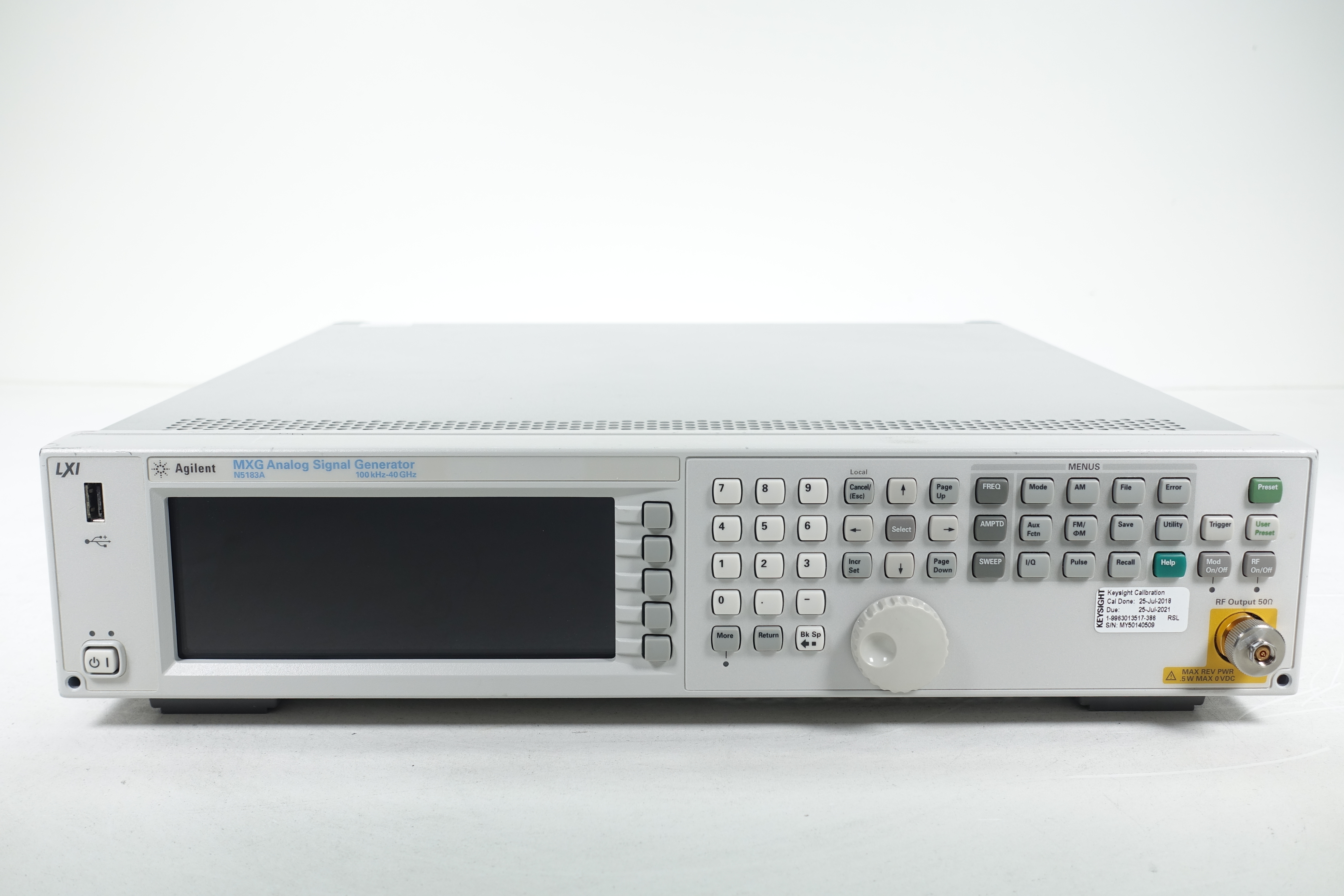 Keysight N5183A-540 100 kHz to 40 GHz