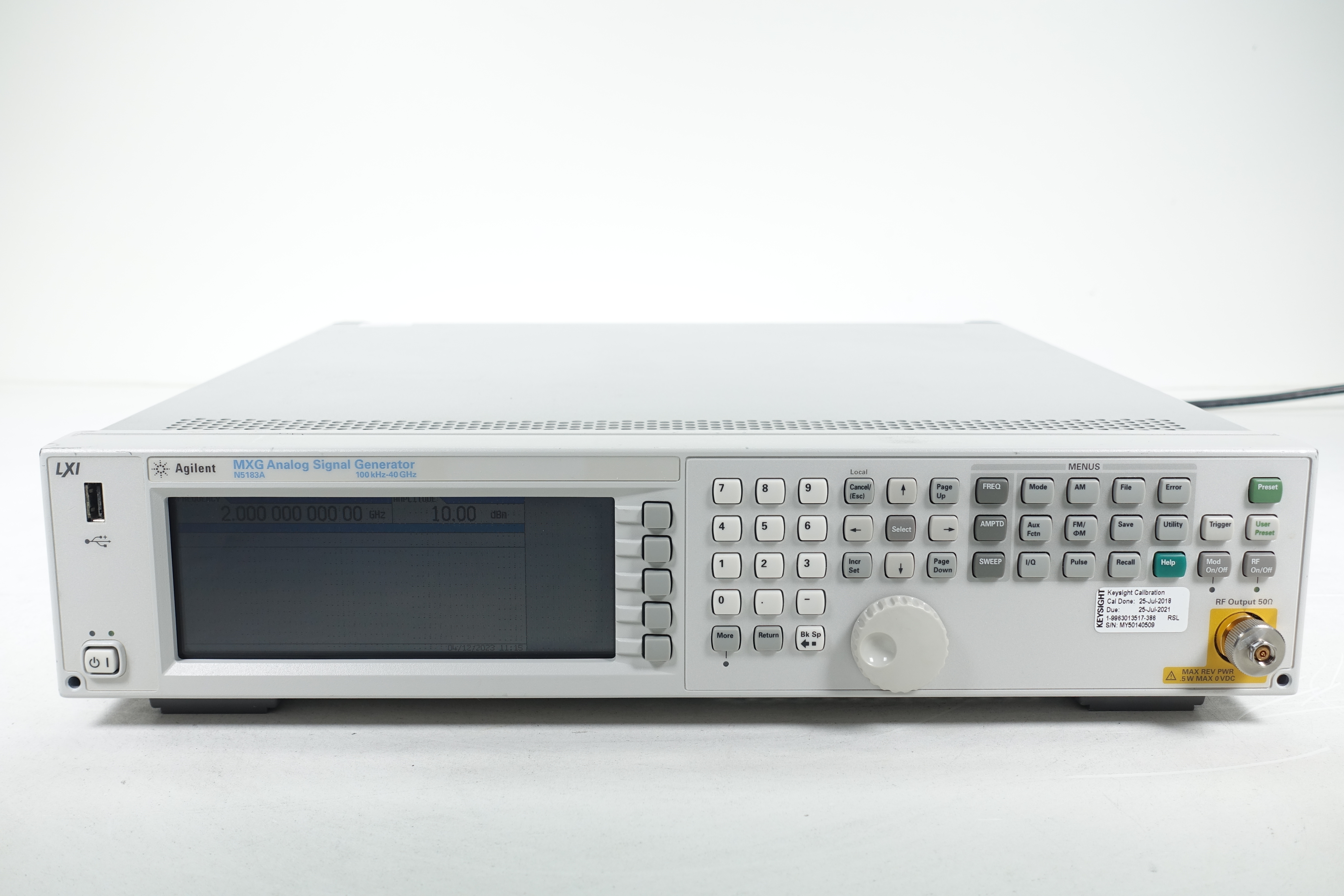 Keysight N5183A-540 100 kHz to 40 GHz