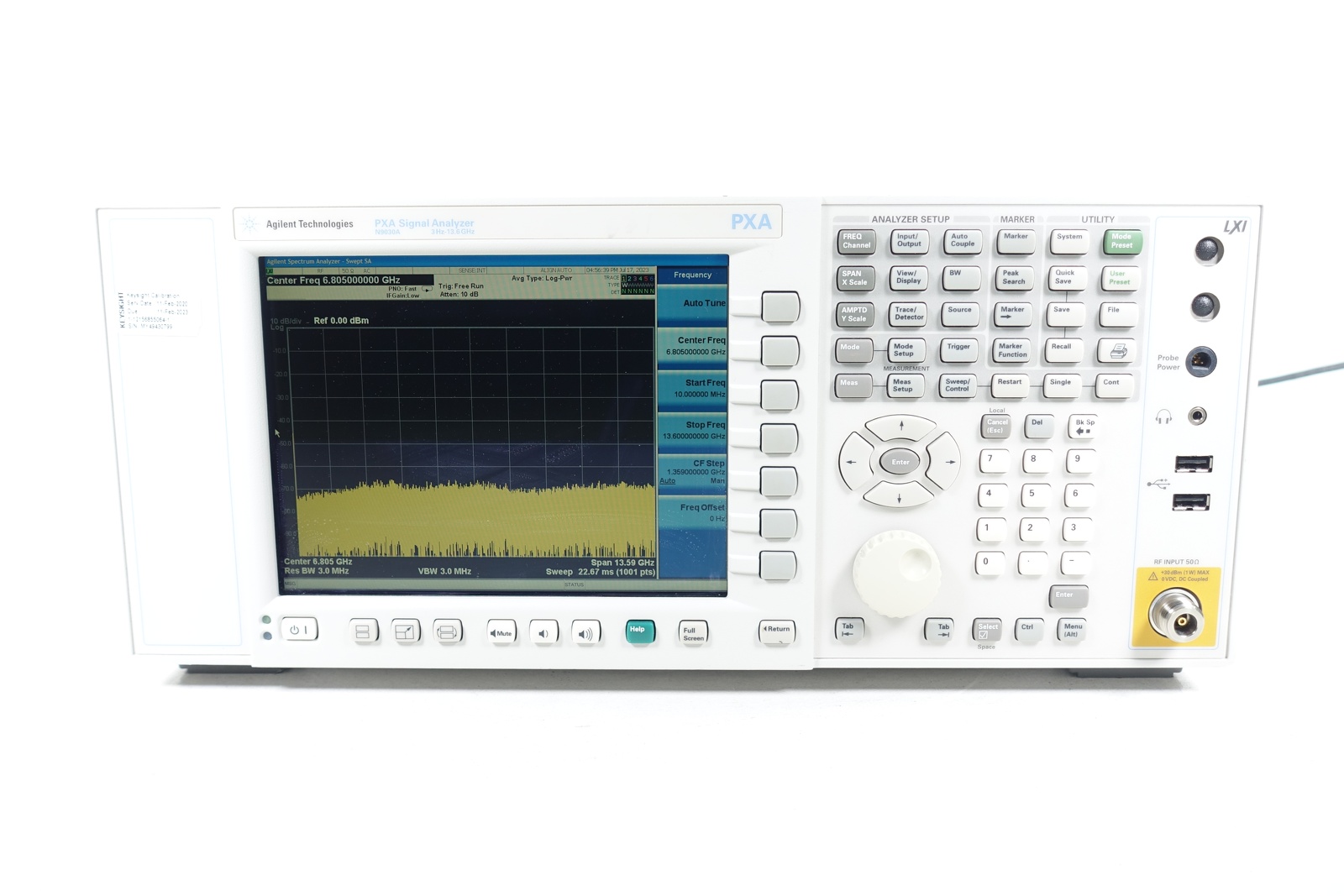 Keysight N9030A-513 3 Hz to 13.6 GHz 