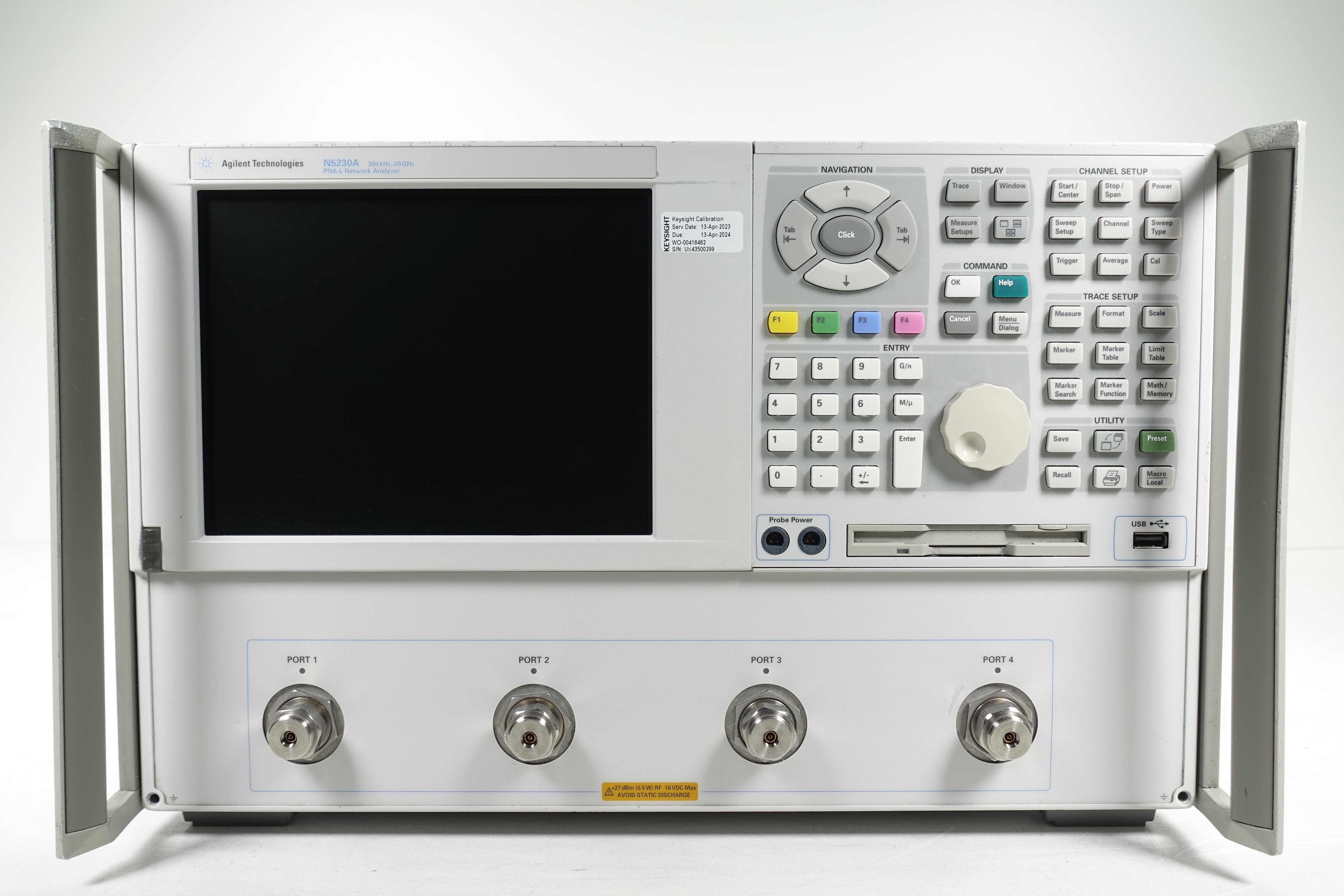 Keysight N5230A-240 300 kHz to 20 GHz / 4-port / Standard Test Set