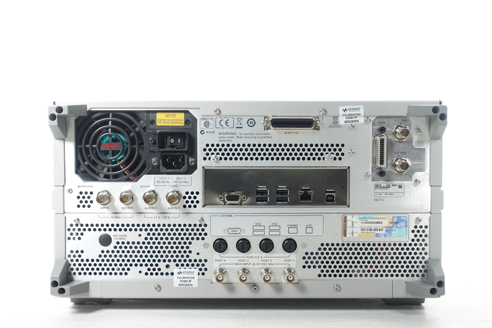 Keysight E5071C-4K5 4-port Test Set / 300 kHz to 20 GHz / With Bias Tees