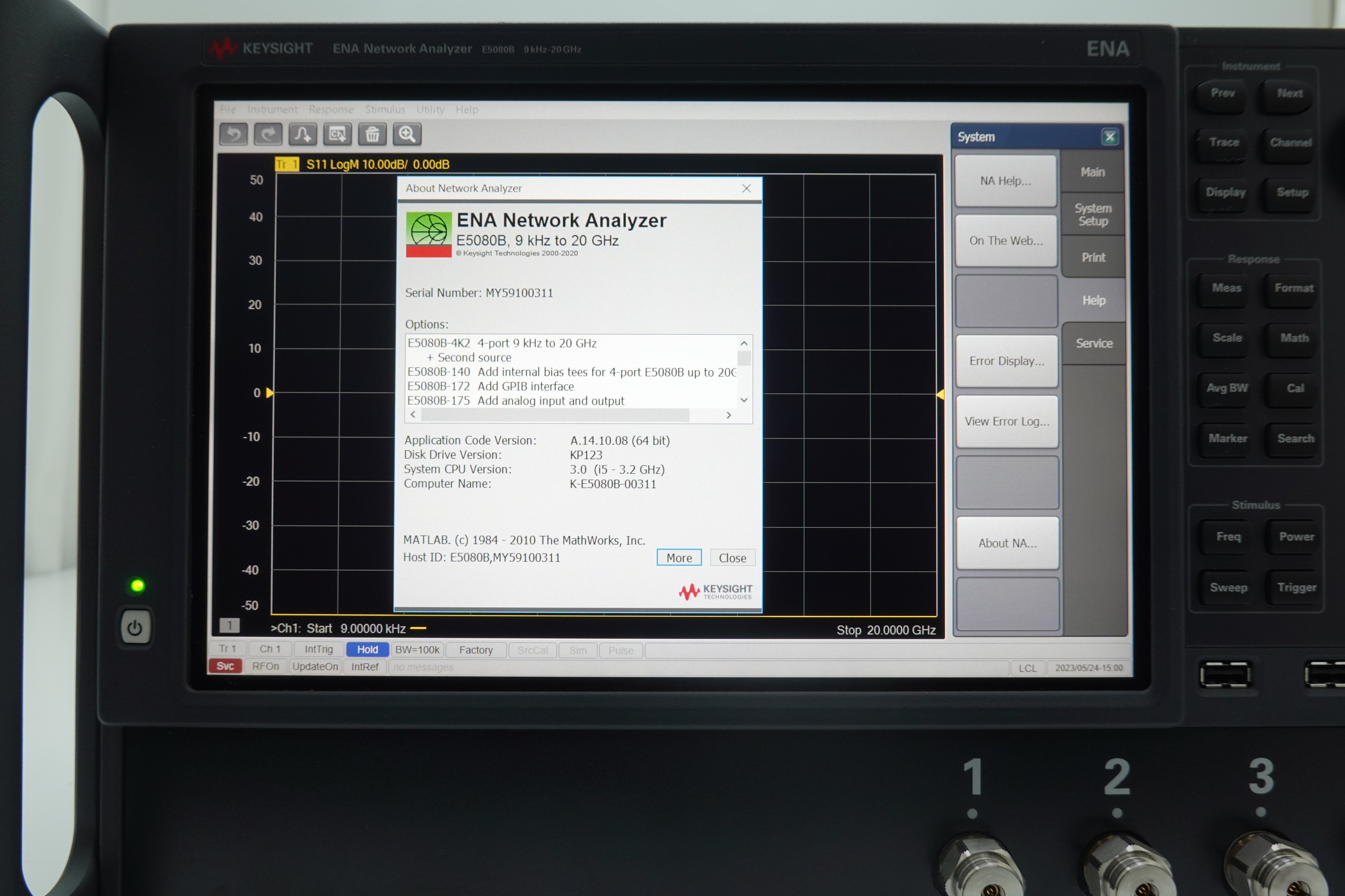 Keysight E5080B-4K2 4-port Test Set / 9 kHz to 20 GHz / Second Source / 3.5 mm (m)