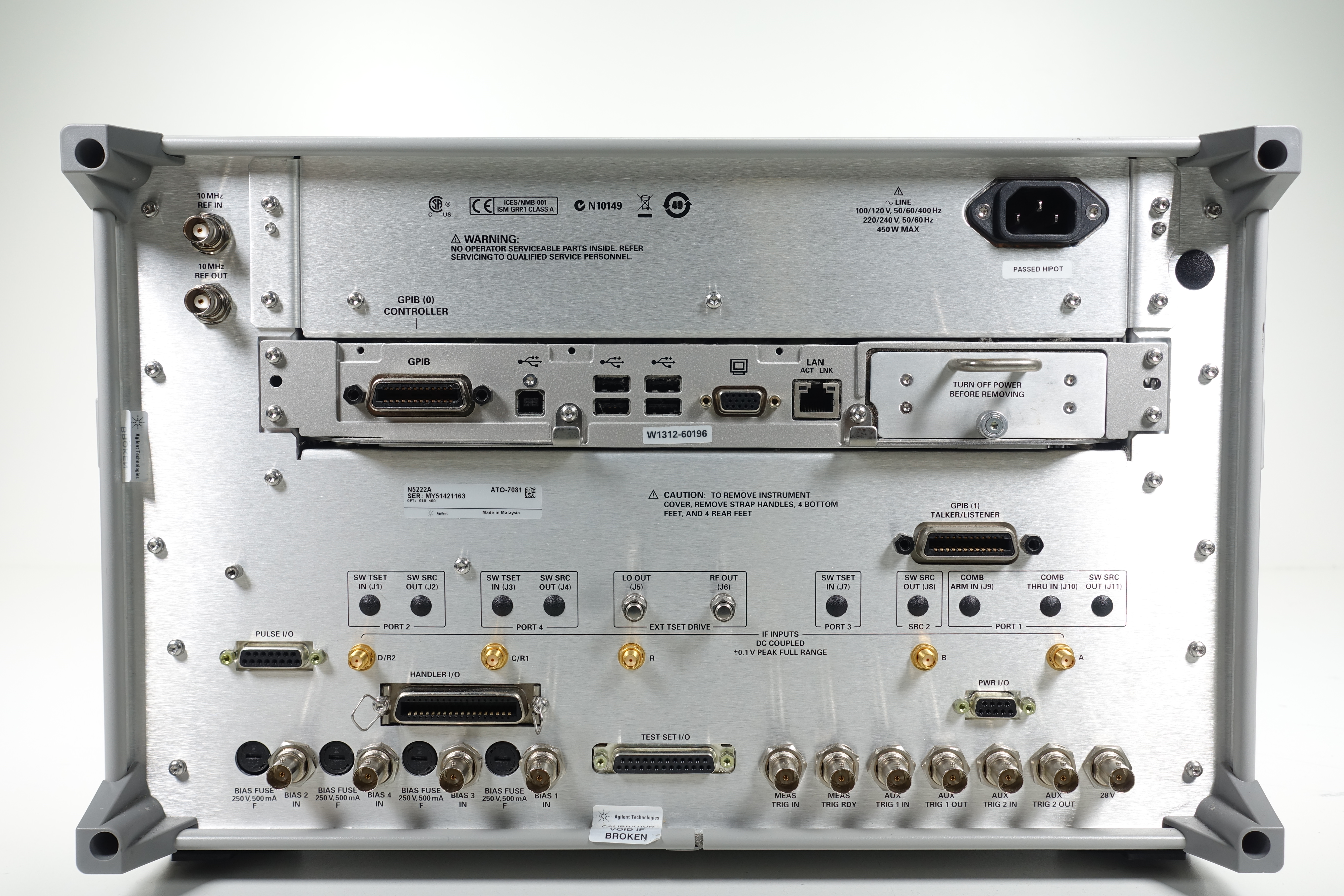 Keysight N5222A-400 4-ports / Internal Second Source / Base Hardware Configuration
