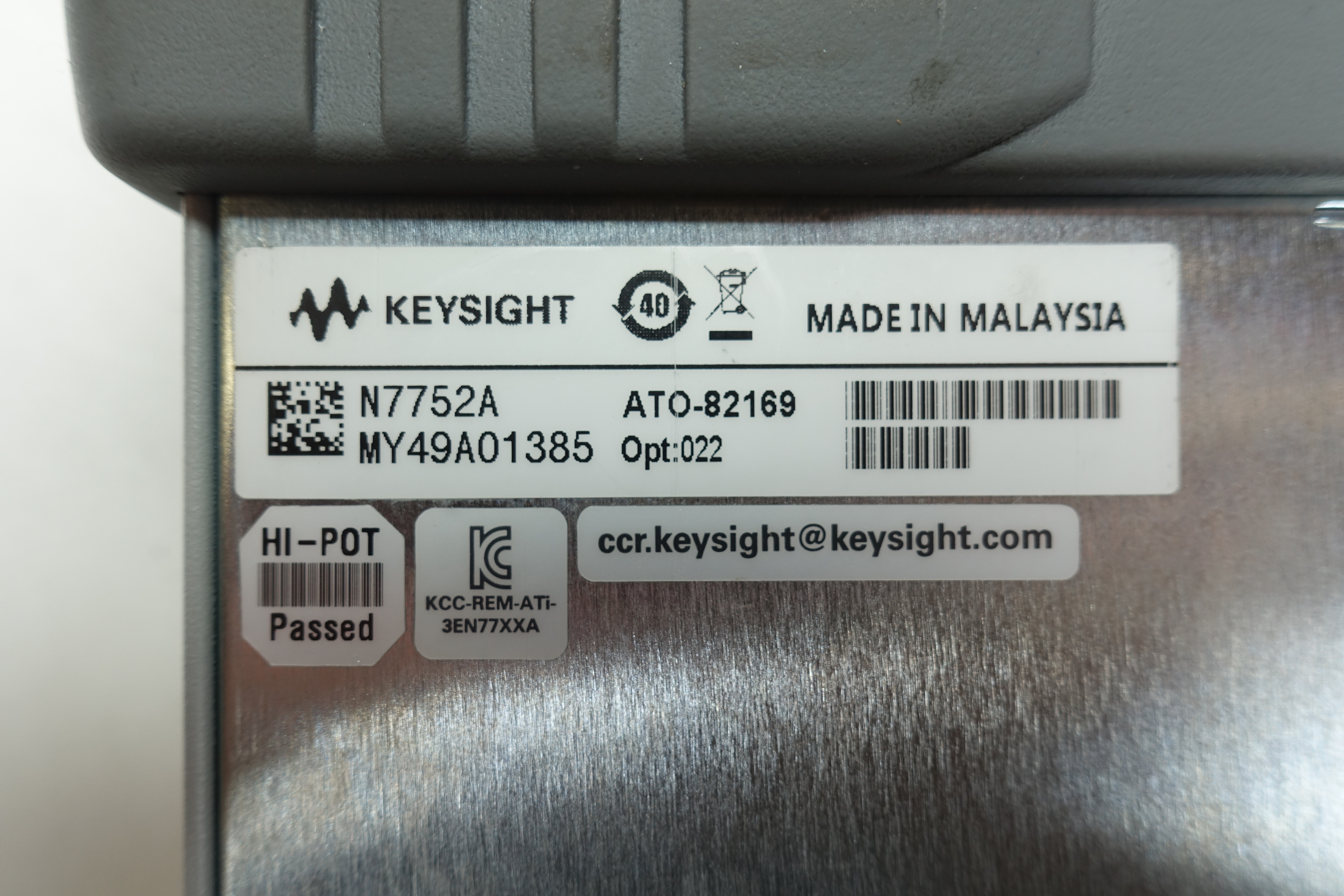 Keysight N7752A-022 Angled Contact Connectors