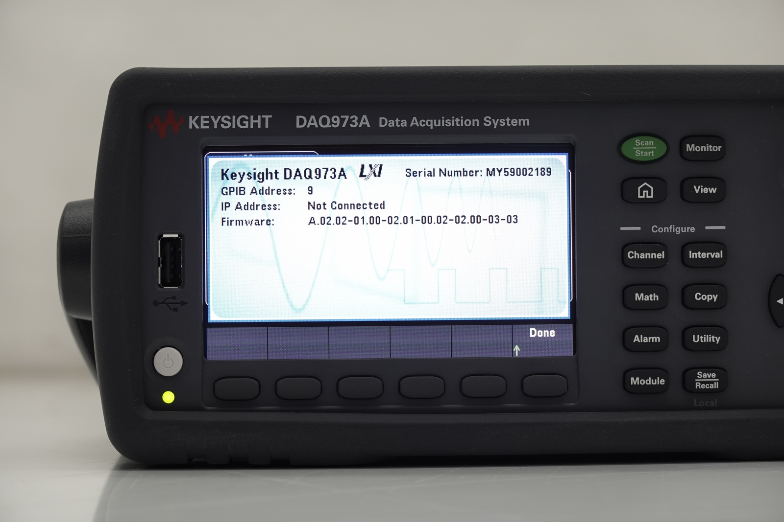 Keysight DAQ973A Data Acquisition System / USB / LAN / GPIB