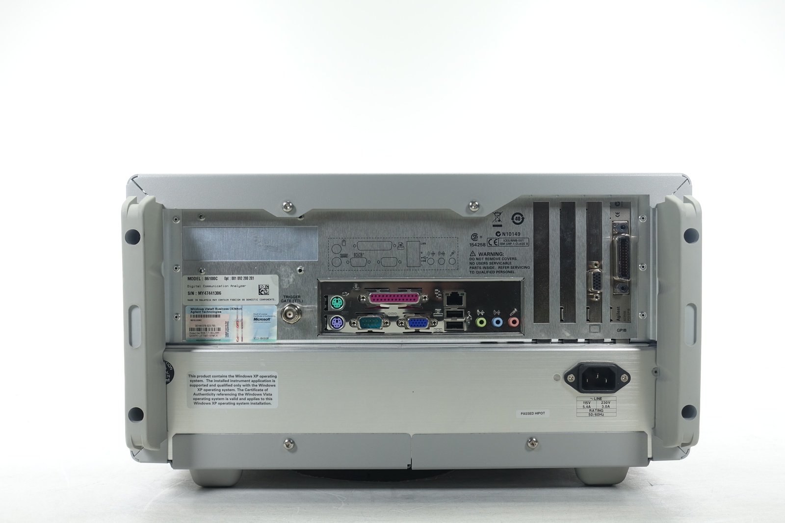 Keysight 86100C Infiniium DCA-J Wideband Oscilloscope Mainframe