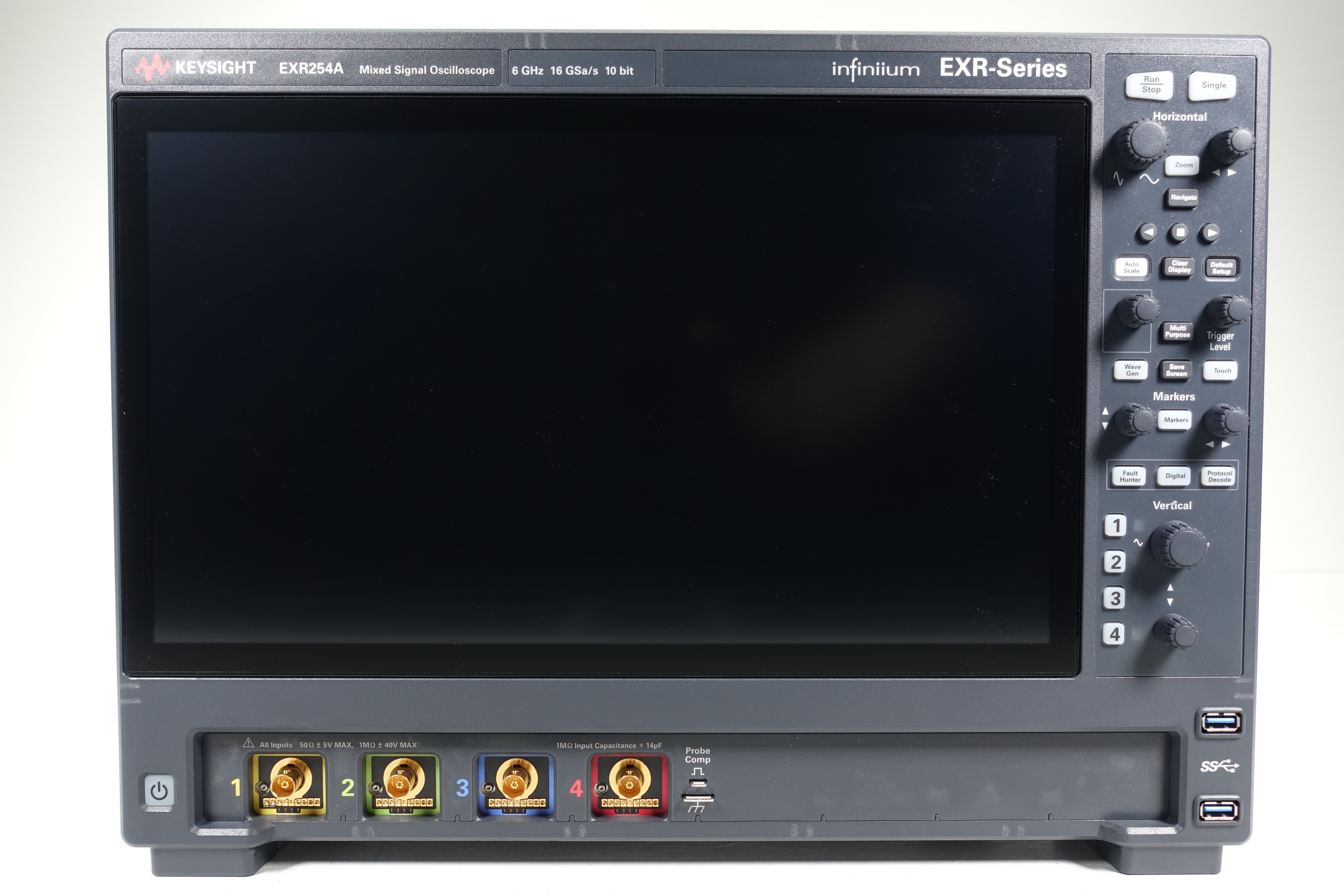 Keysight EXR254A Infiniium EXR-Series Real-Time Oscilloscope / 2.5 GHz / 16 GSa/s / 4 Channels