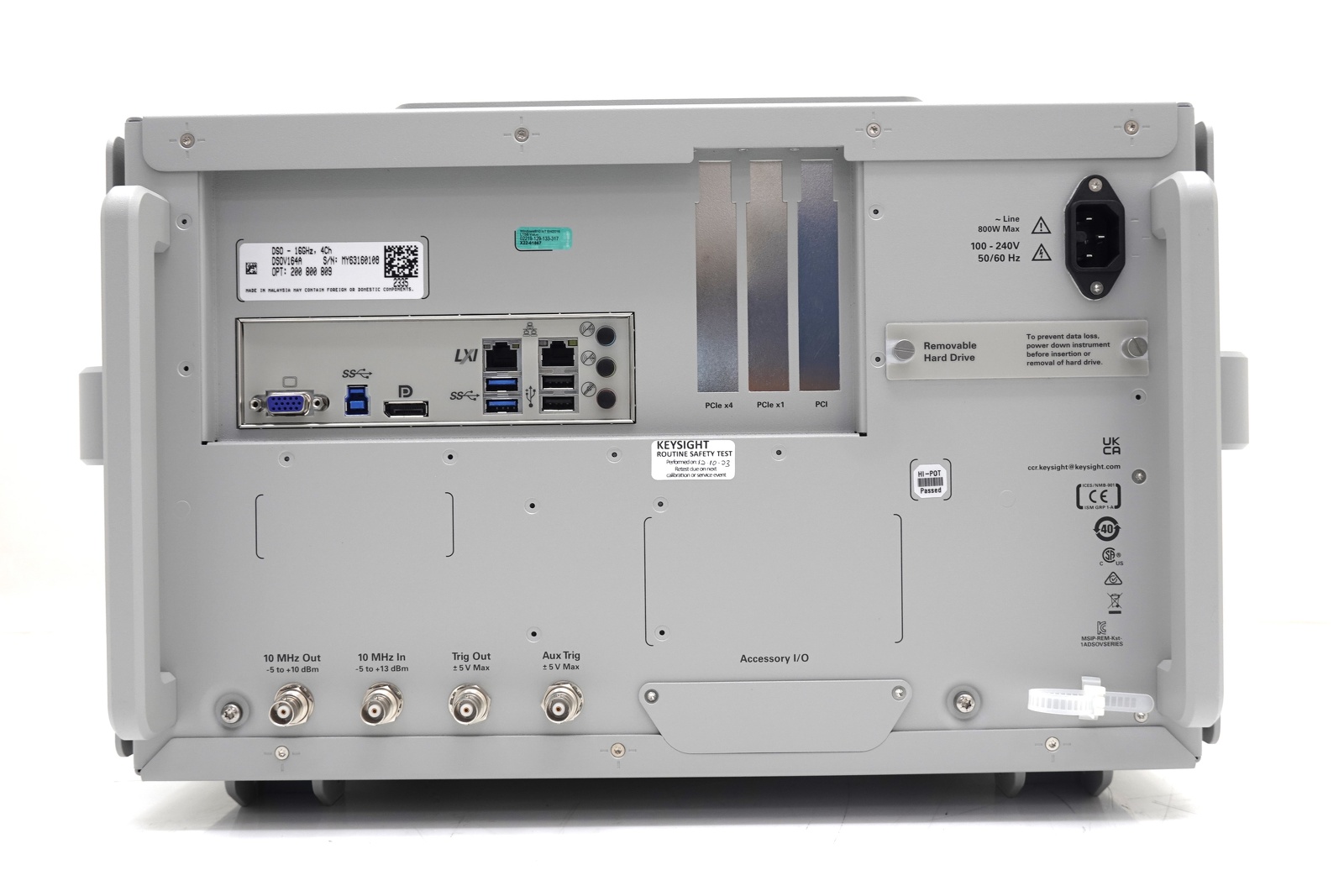 Keysight DSOV164A Infiniium V-Series Oscilloscope 16 GHz / 80/40 GSa/s / 4 Channel