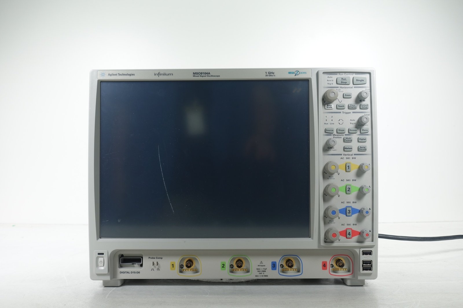 Keysight MSO9104A Mixed Signal Oscilloscope / 1 GHz / 4 Analog Plus 16 Digital Channels