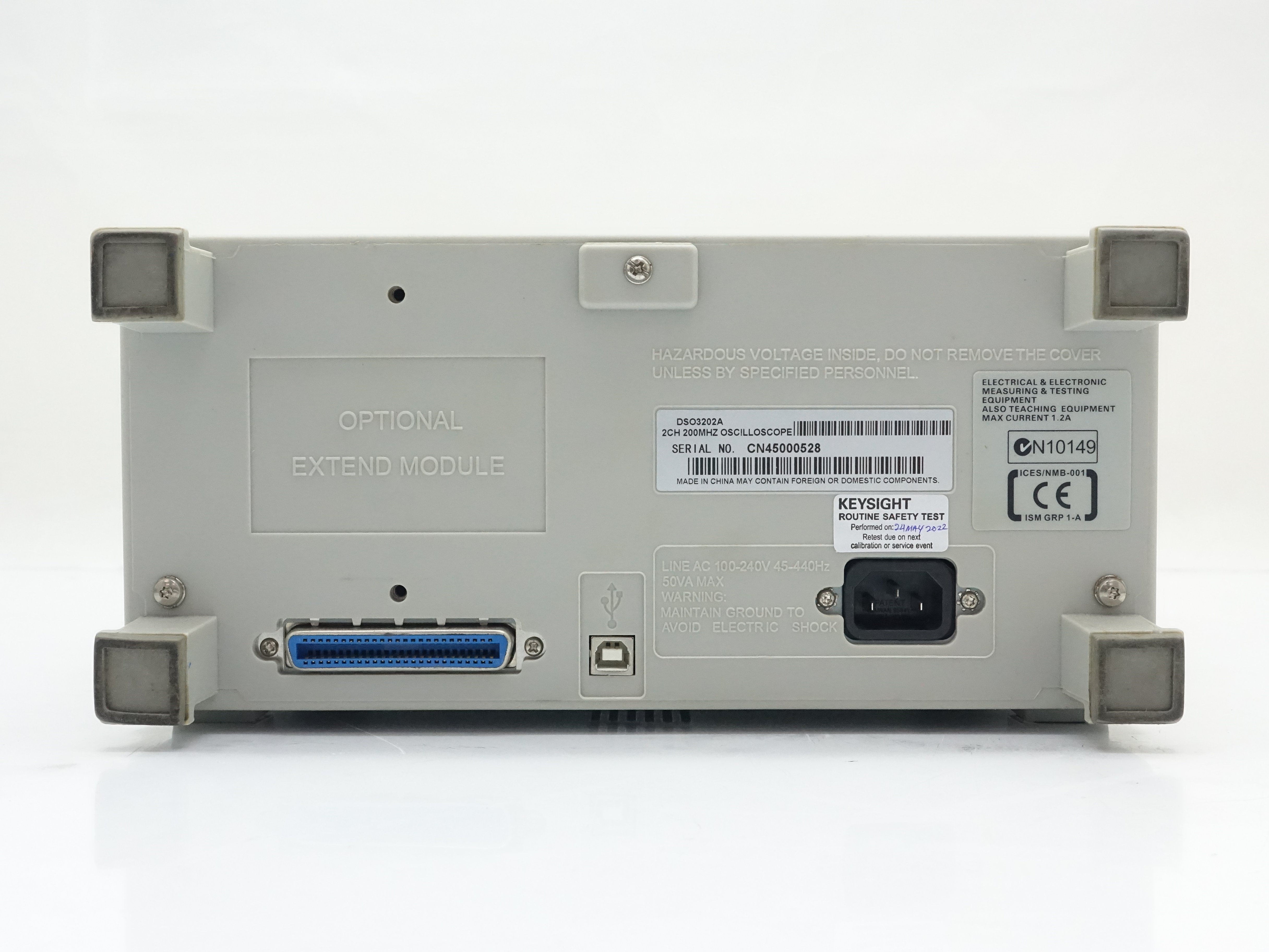 Keysight DSO3202A Oscilloscope / 200 MHz / 1GSa/s / 2 Channel