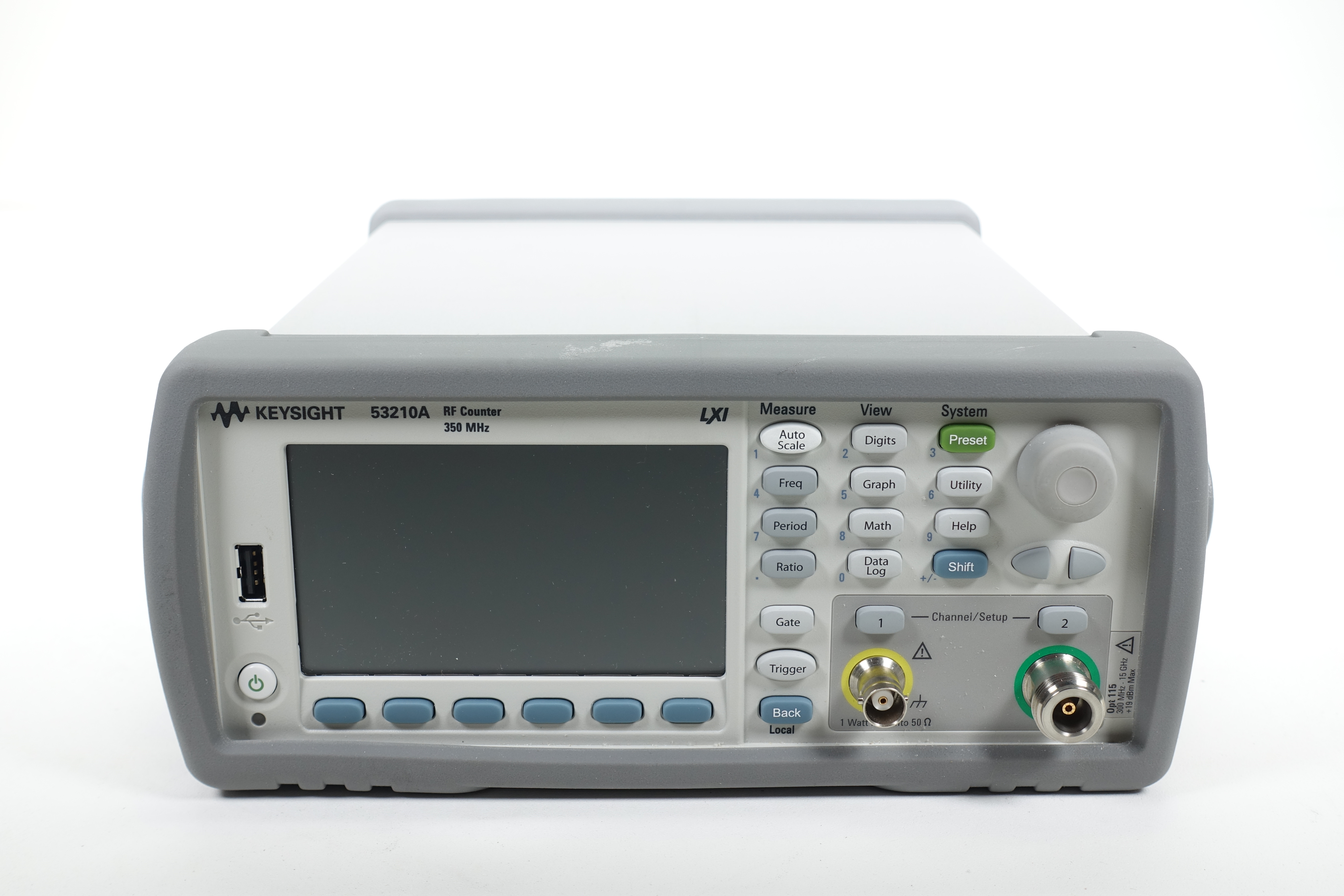 Keysight 53210A RF Frequency Counter / 350 MHz / 10 Digits/s / LAN / USB / GPIB