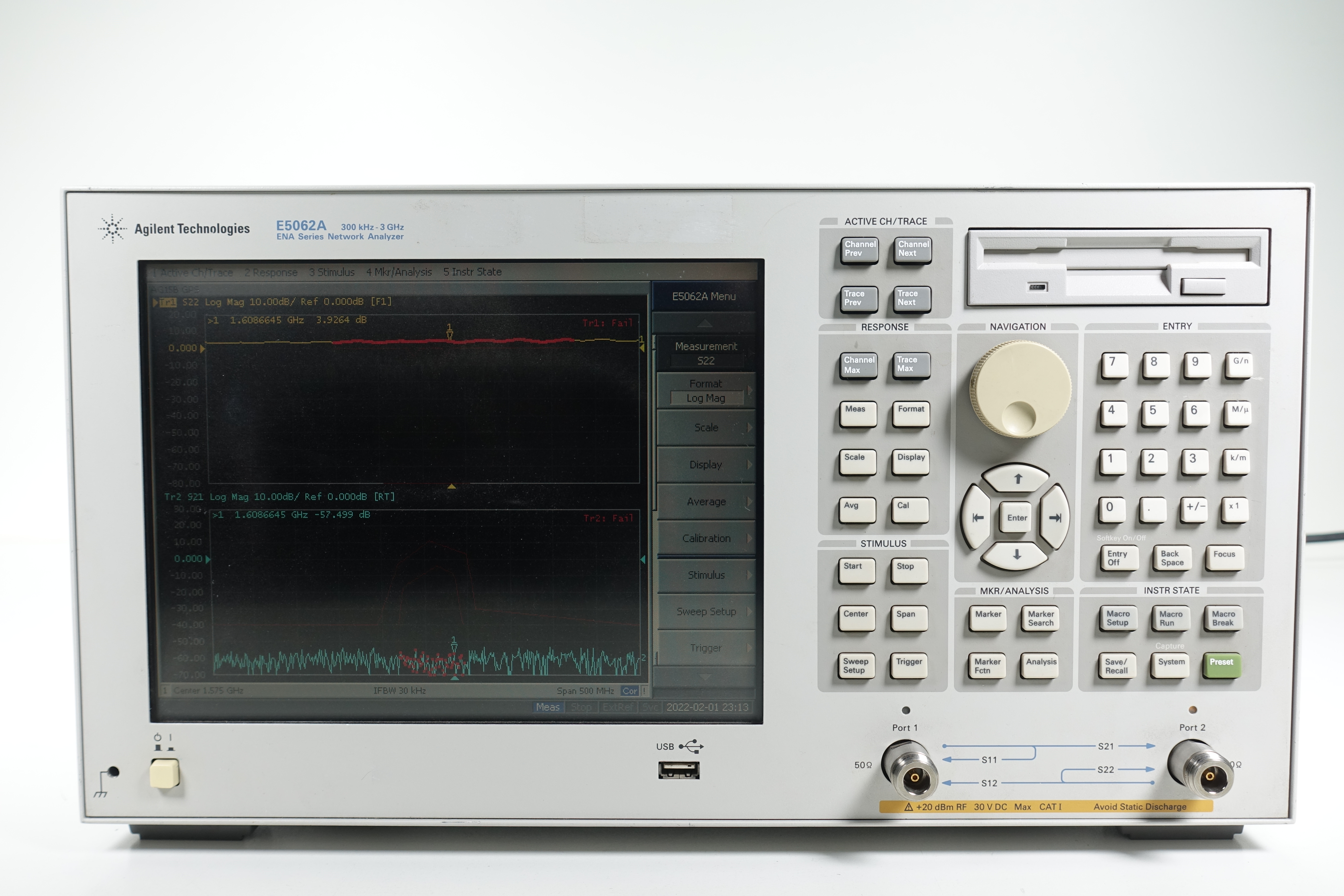 Keysight E5062A-250 S-Parameter Test Set / 50 ohm / Extended Power Range