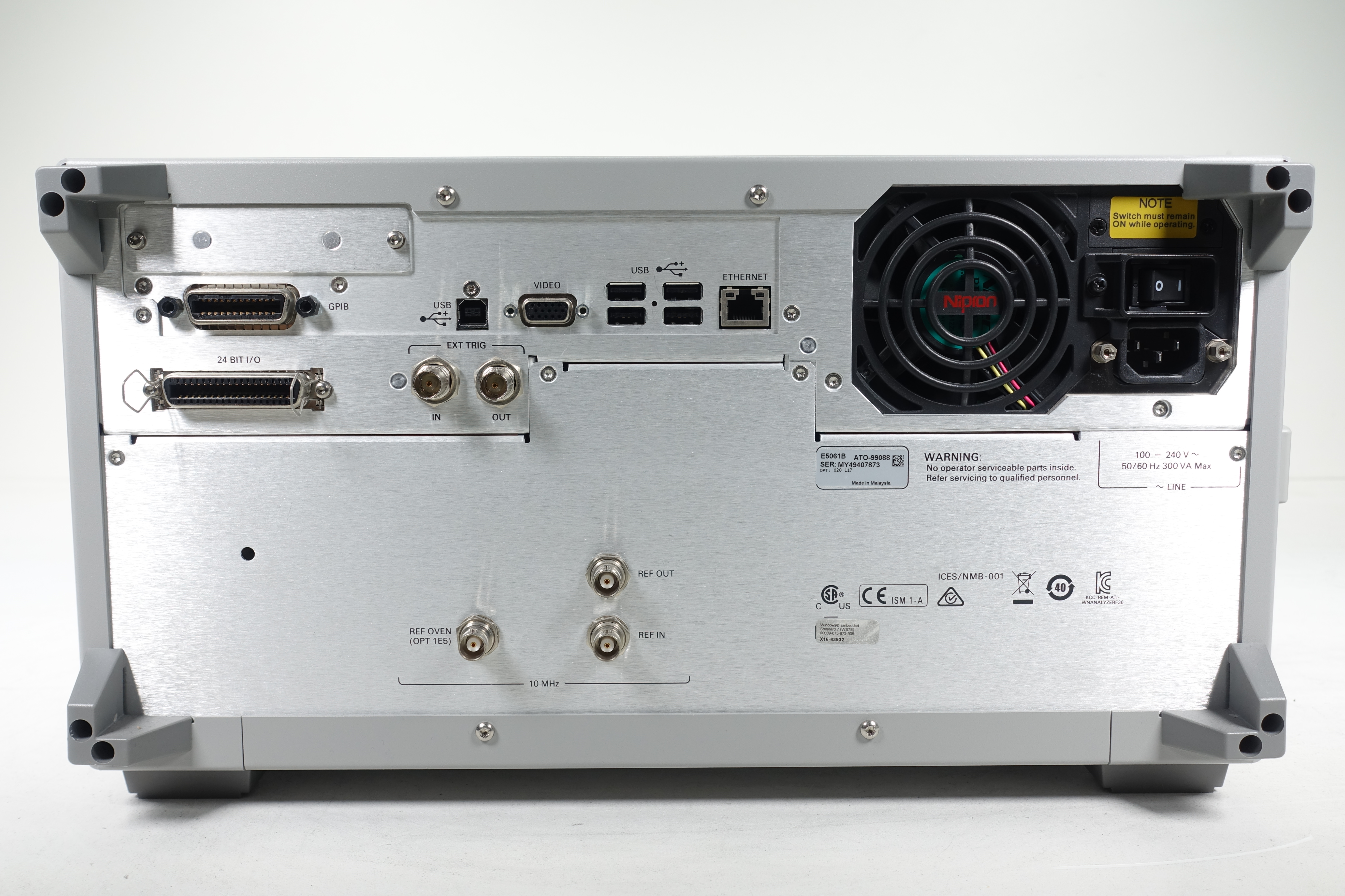 Keysight E5061B-117 Transmission/Reflection Test Set / 100 kHz to 1.5 GHz / 75 Ohm System Impedance