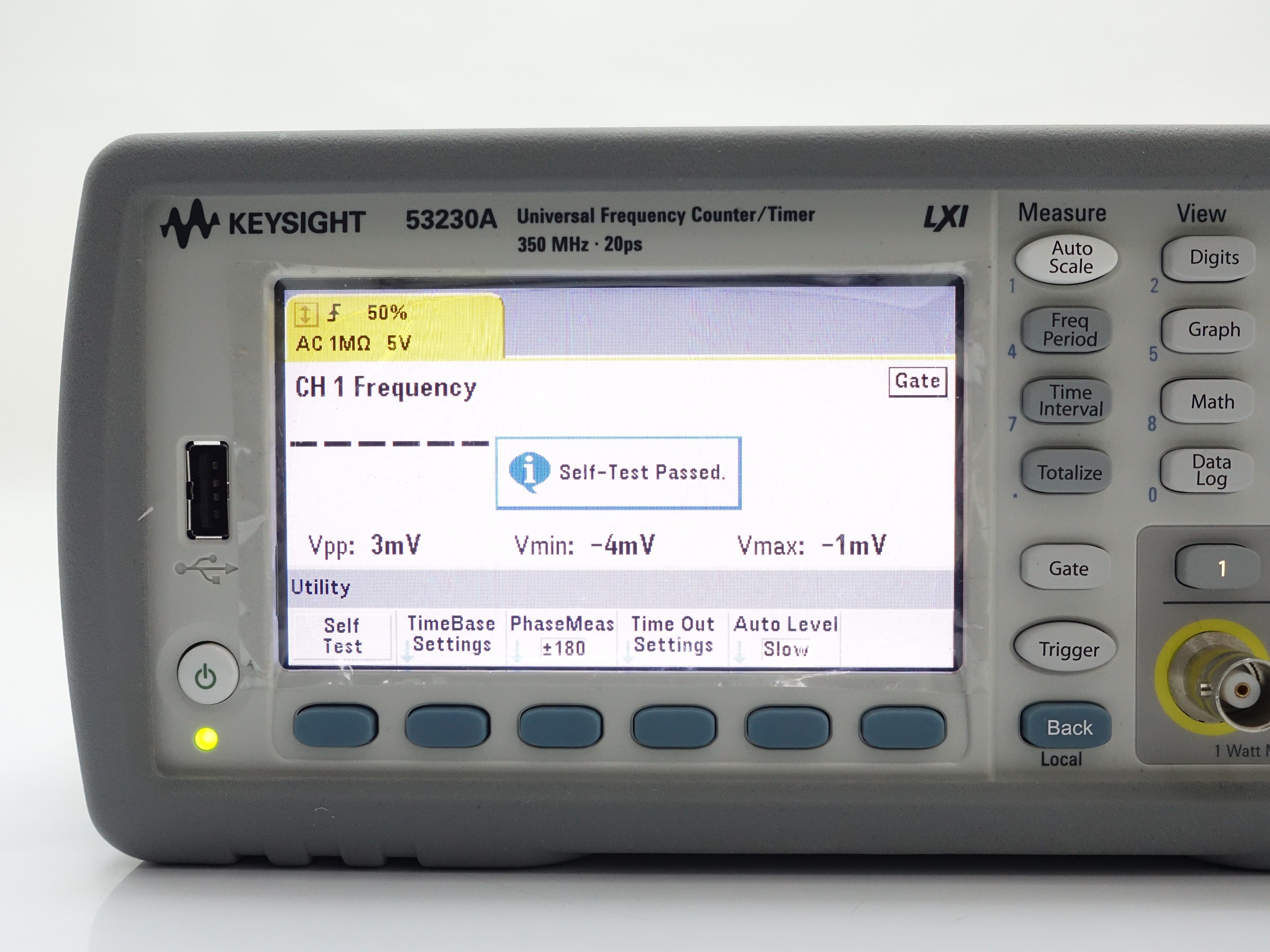 Keysight 53230A Universal Frequency Counter & Timer / 350 MHz / 12 Digits/s / 20 ps
