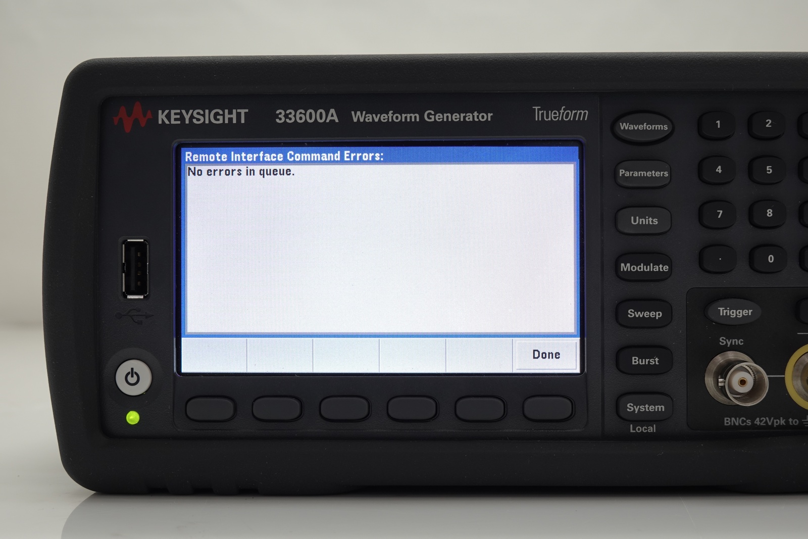 Keysight 33622A Waveform Generator / 33500B Series / 120 MHz / 2 Channels / 250MSa/s