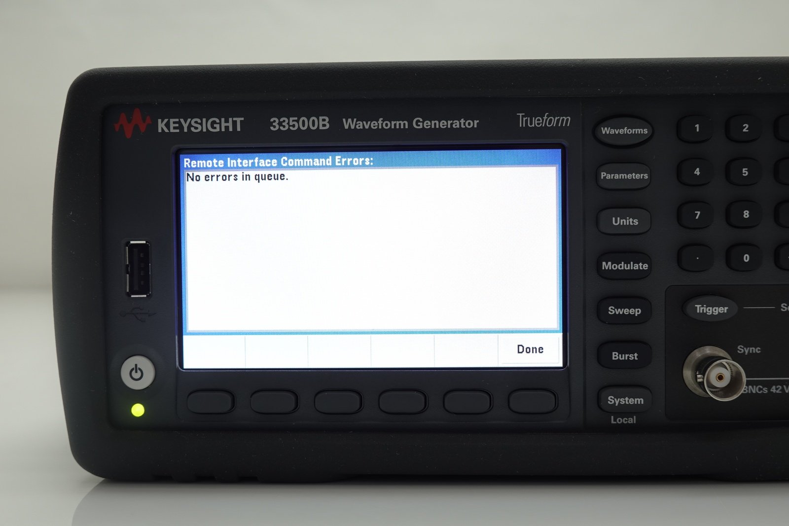 Keysight 33521B Waveform Generator / 33500B Series / 30 MHz / 1 Channel