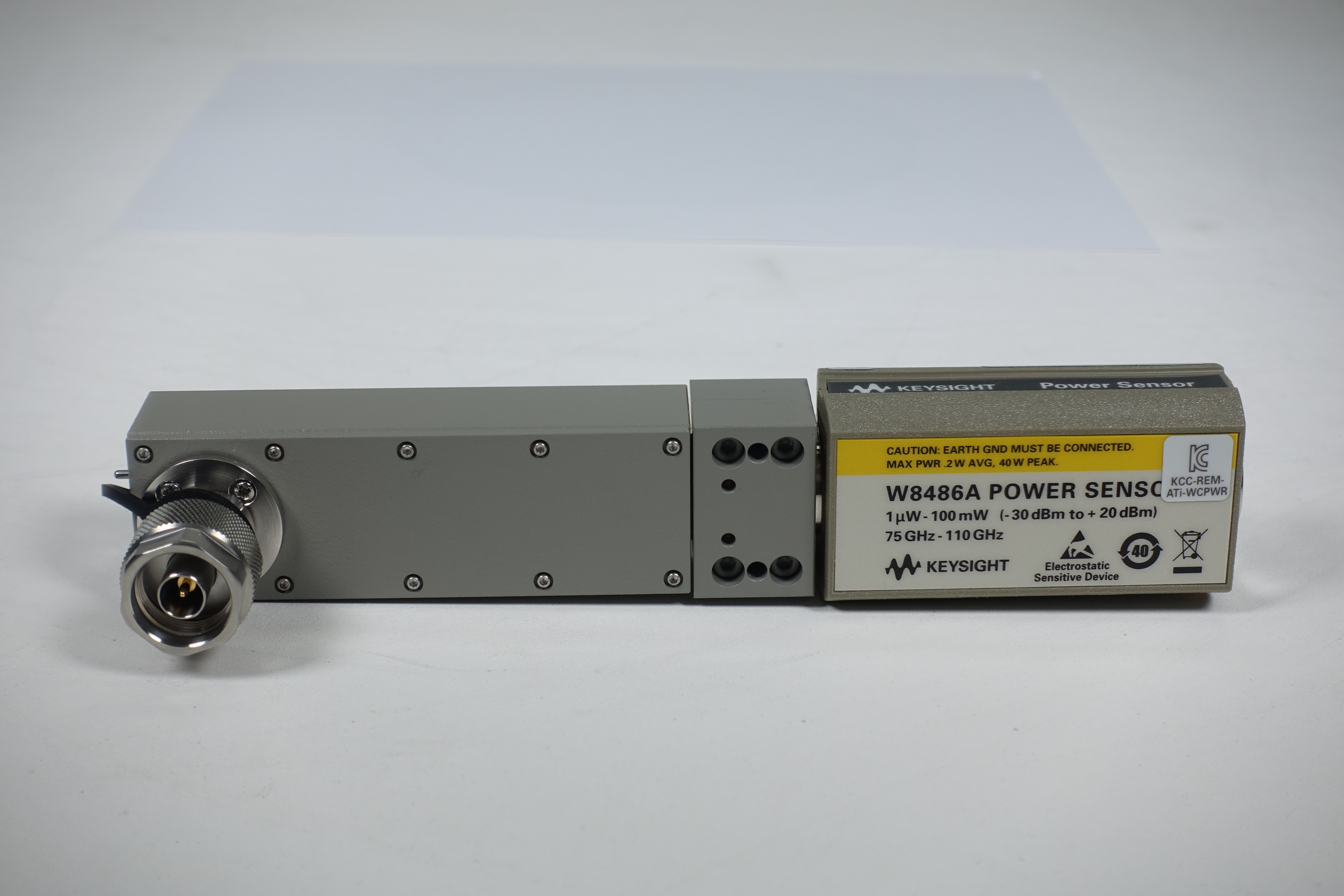 Keysight W8486A Waveguide Power Sensor / 75 GHz to 110 GHz / -30 to +20 dBm
