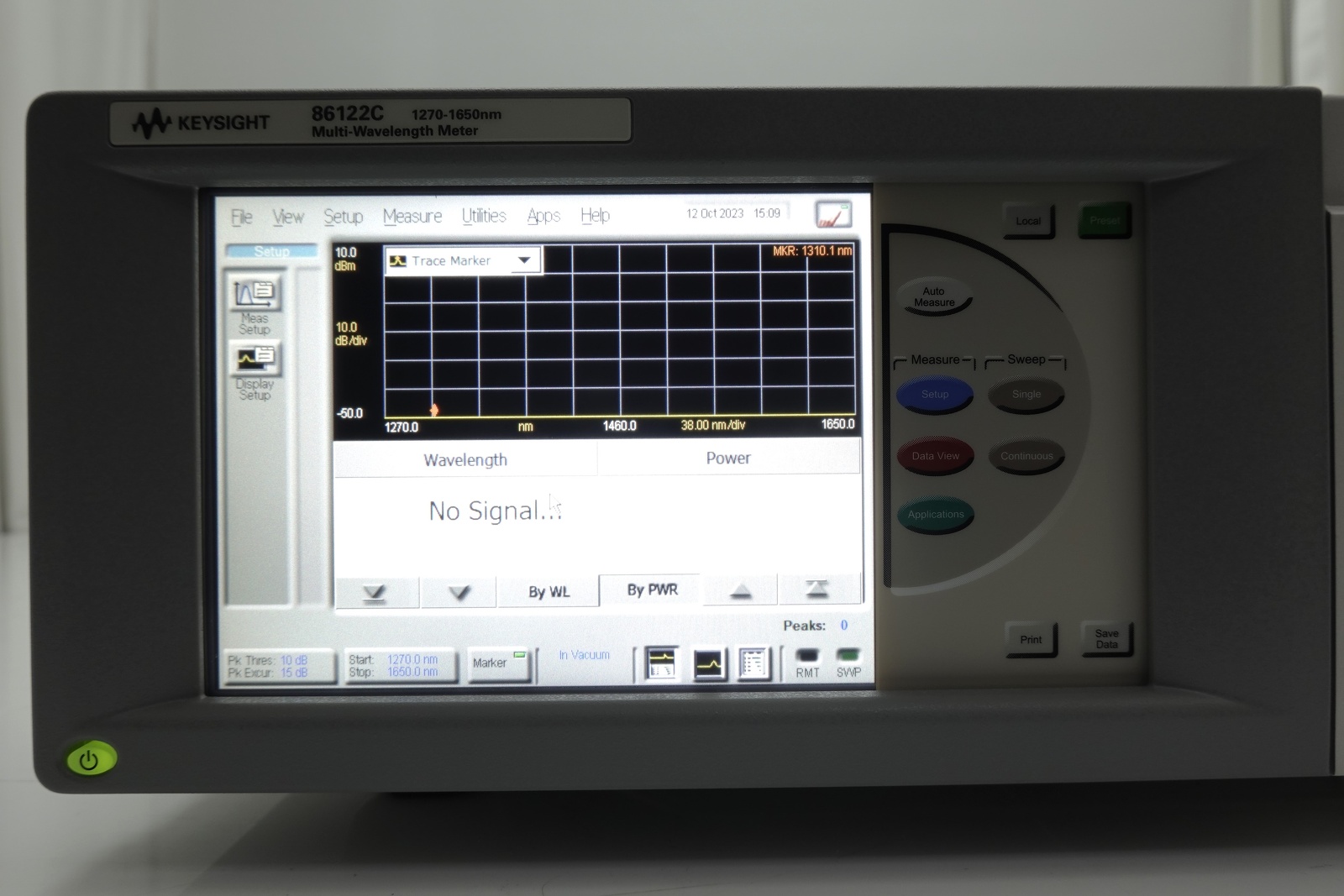 Keysight 86122C-110 Wavelengths 1270 nm to 1650 nm / Fast Update / +/-0.2 ppm (Updated version of option 100)